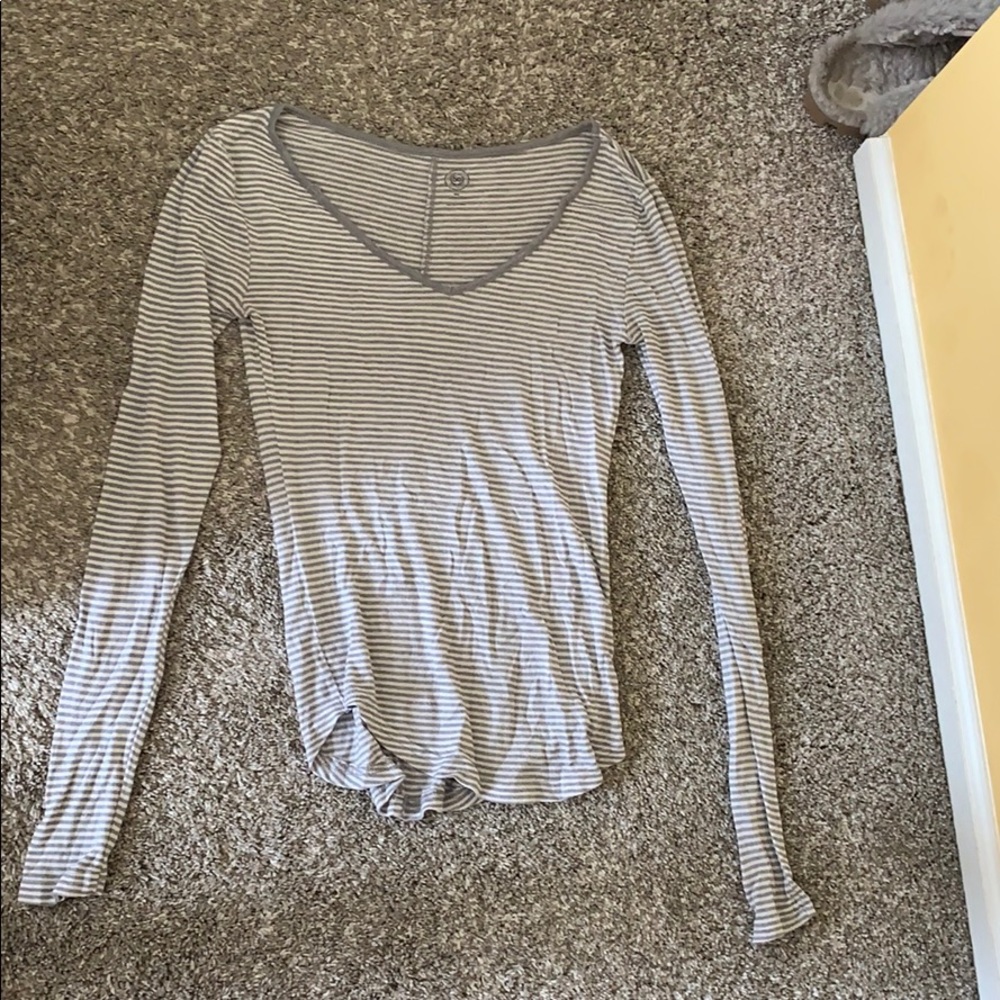 Striped long sleeve shirt